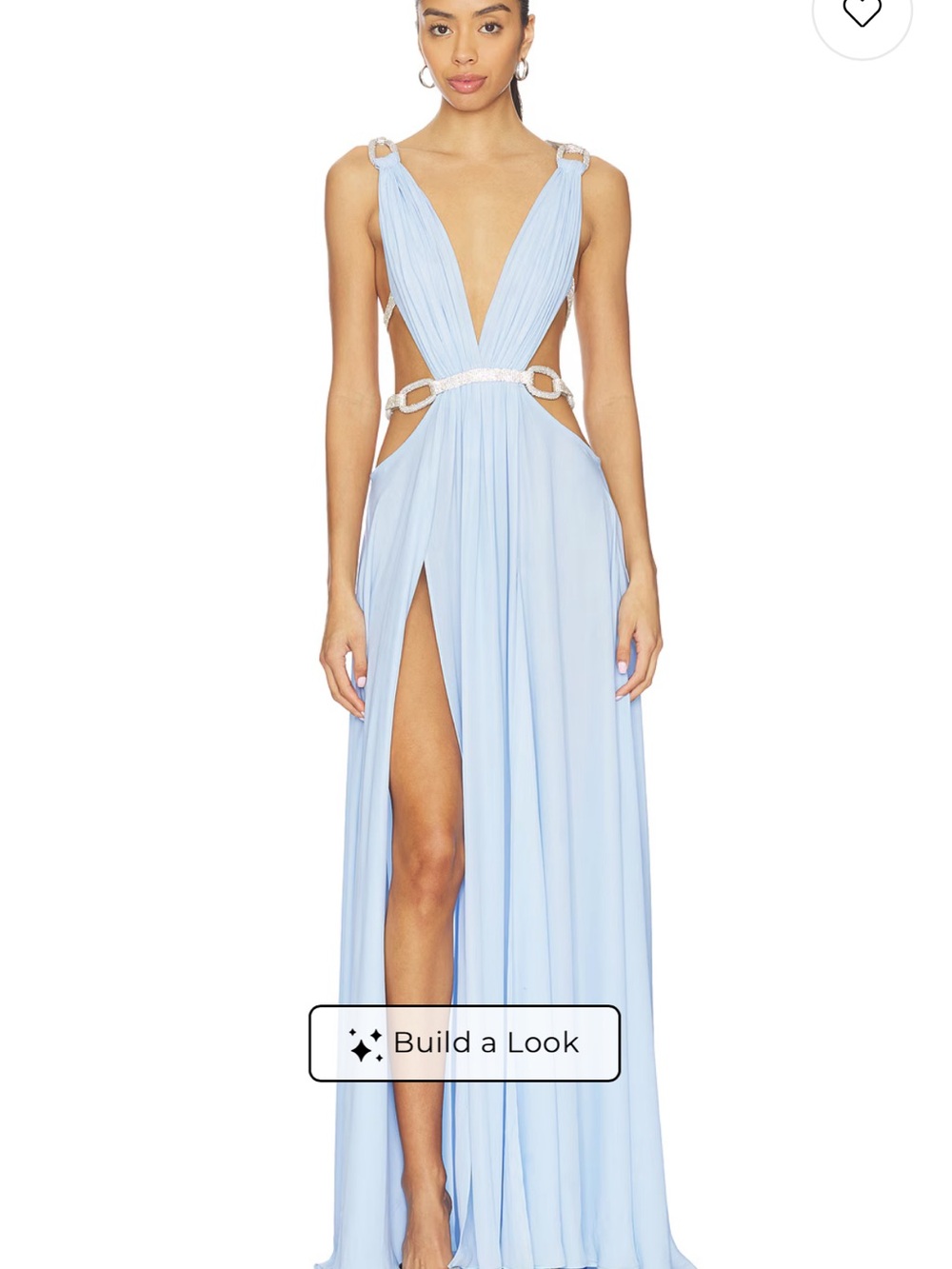 Bronx and Banco Brielle Diamond Gown in Powder